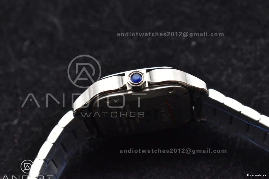SS 1:1 1045 TopPick SS de 9015 Best Dial White Cartier on Edition Bracelet SmartLinks BVF Santos MIYOTA 35mm V 0926